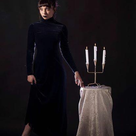 Vintage Velvet Dress - Picture 1 of 2